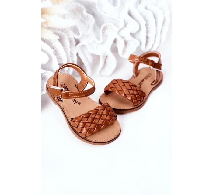 Dětské Pletené Sandály Camel model 21555337 - Boto Dětské Pletené Sandály Camel model 21555337 - Boto