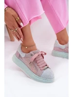 Zdobené sneakersy na platformě GOE RR2N4009 Multikolor