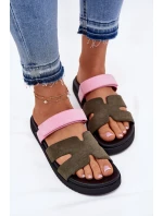 Dámské Pantofle Na Suchý Zip model 21697746 - VINCEZA