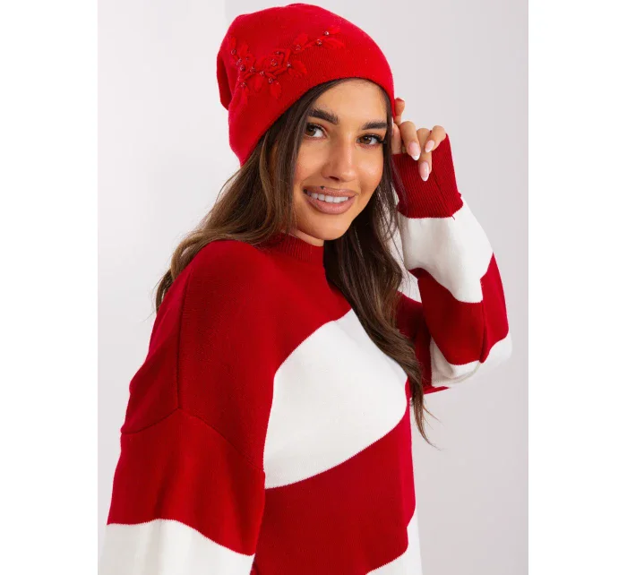 Czapka AT CZ model 19005887 czerwony - FPrice Czapka AT CZ model 19005887 czerwony - FPrice