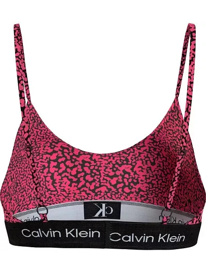 Dámská podprsenka  tm. růžová se vzorem  model 19015187 - Calvin Klein