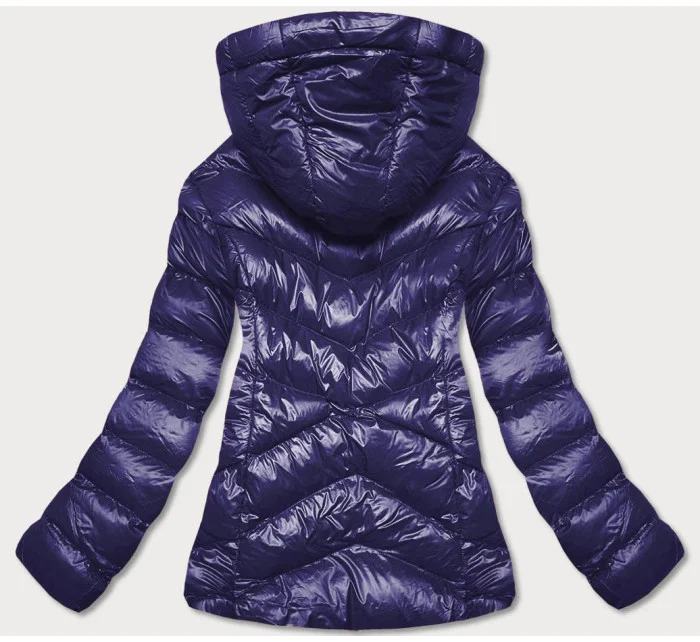 KRÓTKA KURTKA ZIMOWA DAMSKA GRANATOWA model 21244771 - J.STYLE KRÓTKA KURTKA ZIMOWA DAMSKA GRANATOWA model 21244771 - J.STYLE