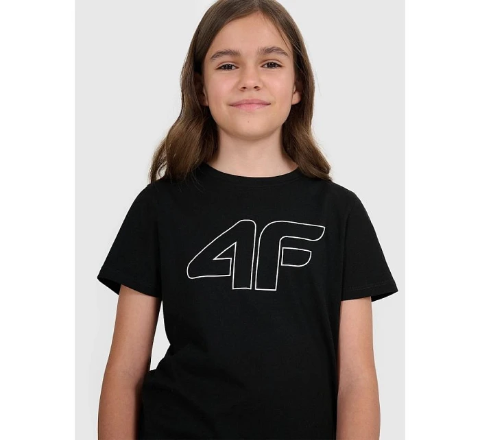 Dívčí tričko s potiskem model 22117152 - 4F