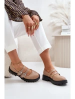 Dámské Polobotky S Pásky Eko Kůže model 21671057 - Boto