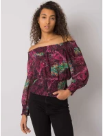 Halenka DHJ BZ 15175 2.10P tmavě fialová