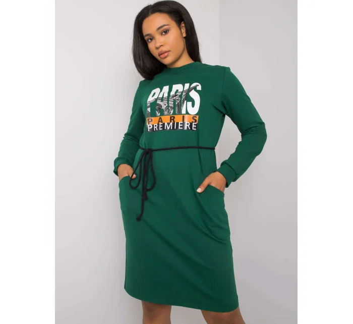 Šaty LK SK 508299.30 tmavě zelená