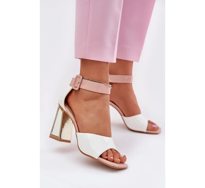 Sandály na podpatku  model 212823 Step in style