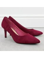 Dámské semišové lodičky na jehlovém podpatku fuchsiové barvy Sergio model 21905065 - LEONE Dámské semišové lodičky na jehlovém podpatku fuchsiové barvy Sergio model 21905065 - LEONE