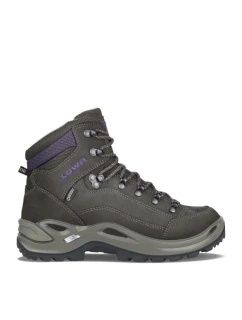 Dámské trekové boty Lowa RENEGADE GTX MID slate/blackberry Gore-Tex waterproof grey (321945 7937) dámské