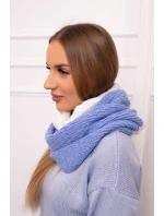 KN14 Dámský dvoubarevný čepec modrá+bílá