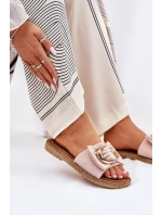 Dámské Sandály S Ozdobným Detalem Růžové model 21689999 - Boto Dámské Sandály S Ozdobným Detalem Růžové model 21689999 - Boto