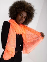 Dámský šátek AT CH model 17401873 coral - FPrice Dámský šátek AT CH model 17401873 coral - FPrice