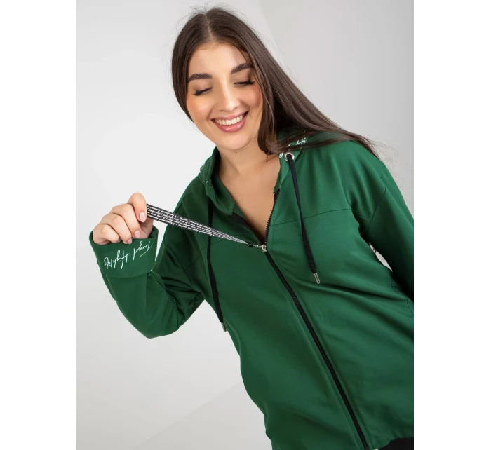 Mikina RV BL 8266.34P tmavě zelená