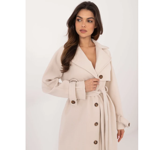 Kabát TW EN BI model 20590011 světle béžový - FPrice
