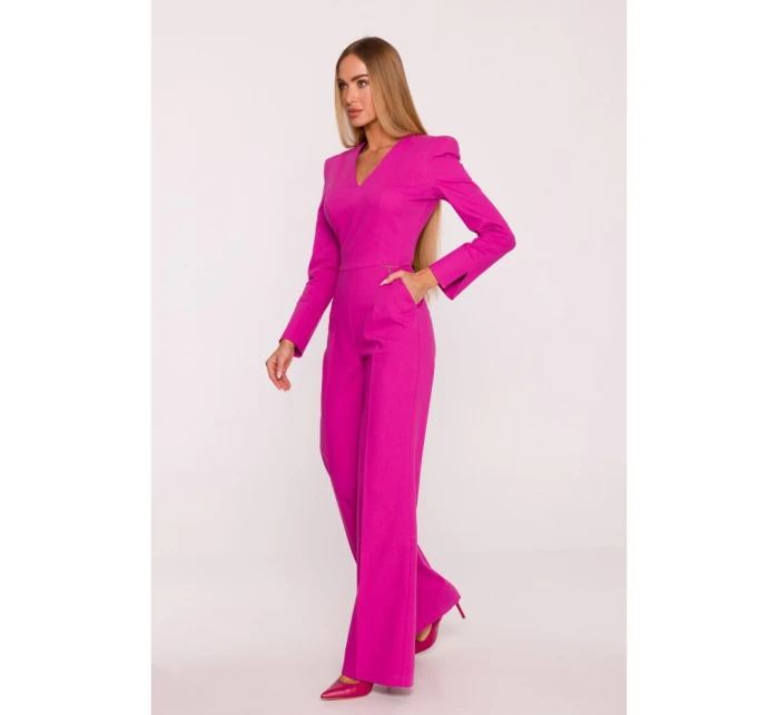 M883 Džínová kombinéza - růžová