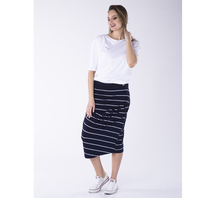 Look Made With Love Sukně 518 Patricia Navy Blue/White