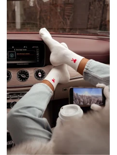 Dámské ponožky Amor – ecru