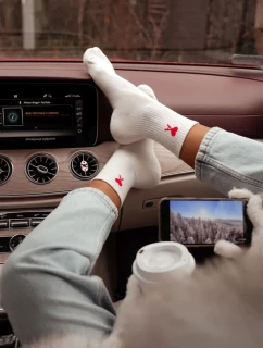 Dámské ponožky Amor – ecru