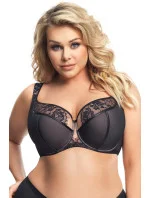 Dámská podprsenka model 18692002 Alicante Černá - Gorsenia