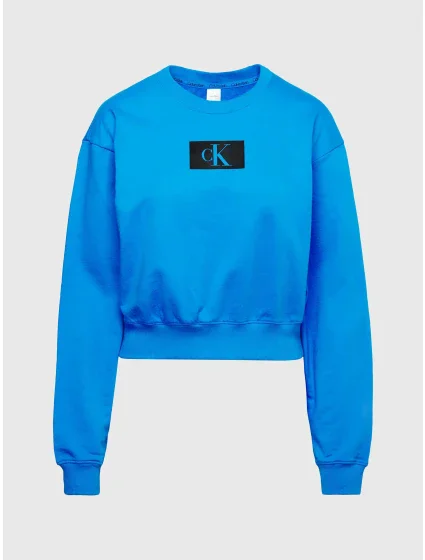 Dámský top QS6942E CC4 modrý - Calvin Klein