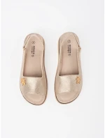 Exkluzívní zlaté dámské sandály platforma Exkluzívní zlaté dámské sandály platforma