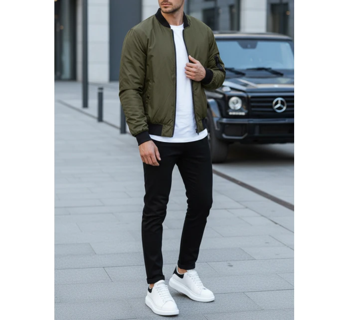 Pánská bunda bomber zelená FashionStreet TX4425