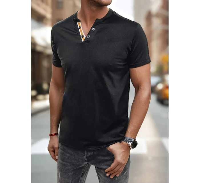 Pánské polo tričko černé FashionStreet RX5627