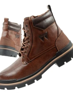 Wrangler Nevada pánské boty sable boty boty elegantní módní šněrování hnědé