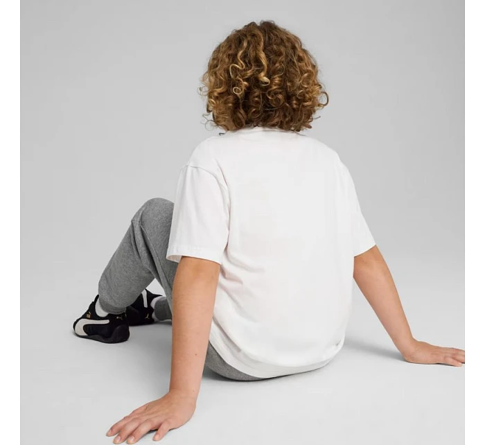 Dětské tričko ESS Small No.1 Logo Relaxed Tee bílé model 22068579 02 - Puma