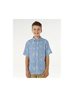 Chlapecká košile RIP CURL Eternal Shred Ss Shirt-Boy, modrá