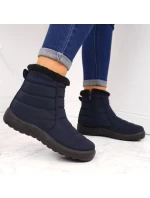Nepromokavé sněhové boty na zip NEWS W model 18847113 navy blue - Inny Nepromokavé sněhové boty na zip NEWS W model 18847113 navy blue - Inny