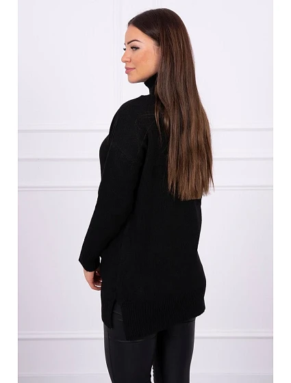 model 18743740 svetr černý - K-Fashion model 18743740 svetr černý - K-Fashion