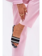 Vzorované Ploché Dámské Pantofle Černé model 21689579 - Boto Vzorované Ploché Dámské Pantofle Černé model 21689579 - Boto