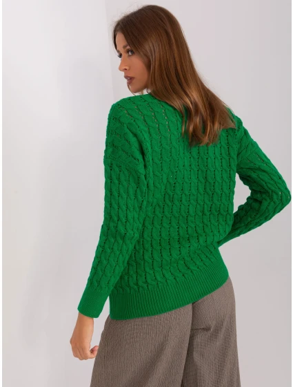 Sweter BA SW  zielony model 18985241 - FPrice