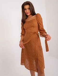 Sukienka LK SK model 22111239 jasny brązowy - FPrice