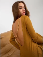 Dámské šaty NM SK NG 2307 tmavě žluté