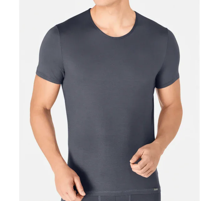 Pánské triko Basic Soft SH 03 O-Neck šedé - Sloggi