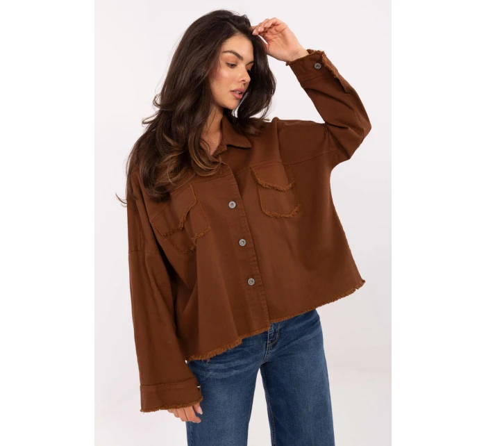 Košile s dlouhým rukávem model 216740 Rue Paris Košile s dlouhým rukávem model 216740 Rue Paris