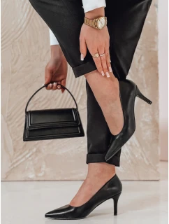 Dámské jehlové boty FEMILONE na středním podpatku černé FashionStreet ZY0735