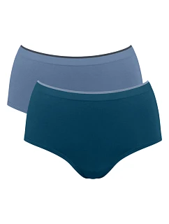 Dámské kalhotky GO Sense Highwaist C2P - Blue - modré M007 - SLOGGI