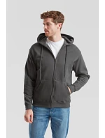 Classic Hooded Sweat Jacket Mikina s kapucí model 22534302 dark heather grey - Fruit of the Loom Classic Hooded Sweat Jacket Mikina s kapucí model 22534302 dark heather grey - Fruit of the Loom