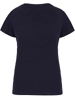 Kariban K 3015 Dámské elastické tričko s výstřihem do V 20.3015 navy Kariban K 3015 Dámské elastické tričko s výstřihem do V 20.3015 navy