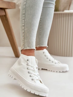 Dámské Tenisky S Šněrovací Big Star Bílé model 21669482 - Big Star Shoes