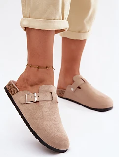 Dámské s přezkou béžové model 22133267 - Boto