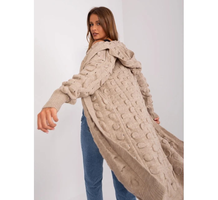 Cardigan BA SW 8026.93P tmavě lila
