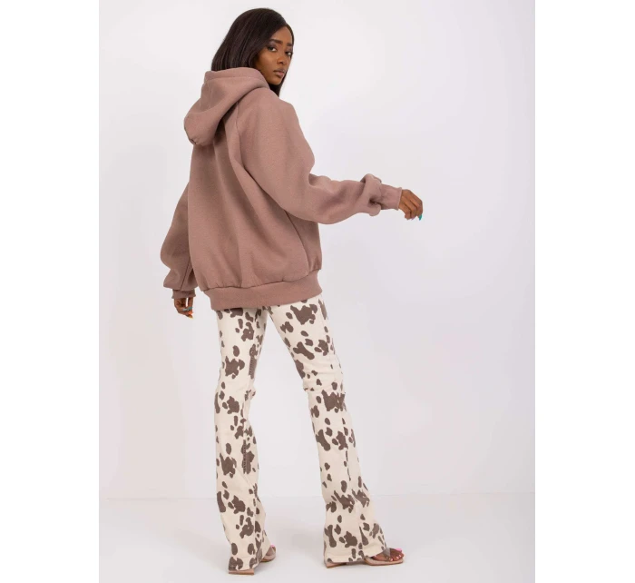 Mikina EM BL 651/D.29X hnědá