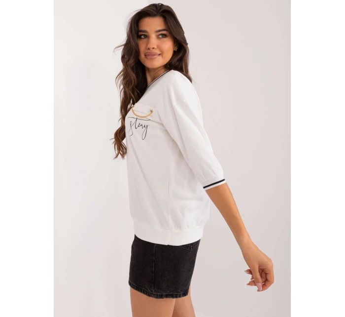 Bluzka RV BZ model 21271994 ecru - FPrice