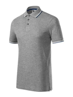 Focus polokošile pánská tmavě šedý melír