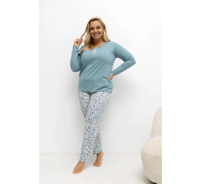 Pohodlná pyžama pro plnoštíhlé model 221183 Forever Pink Pohodlná pyžama pro plnoštíhlé model 221183 Forever Pink