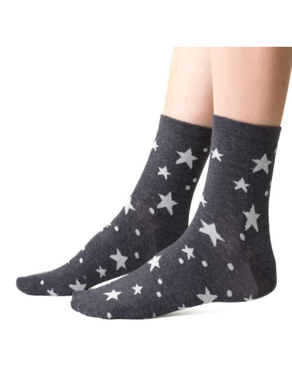 Veselé ponožky Star 099  šedé